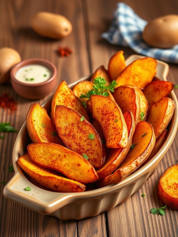 15 Delicious Air Fryer Snack Ideas for Any Time of Day 8 air fryer potato wedges