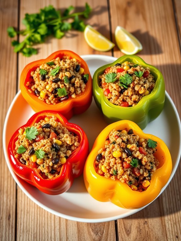 10 Healthy Vegan Air Fryer Recipes for Delicious Meals 7 air fryer stuffed peppers