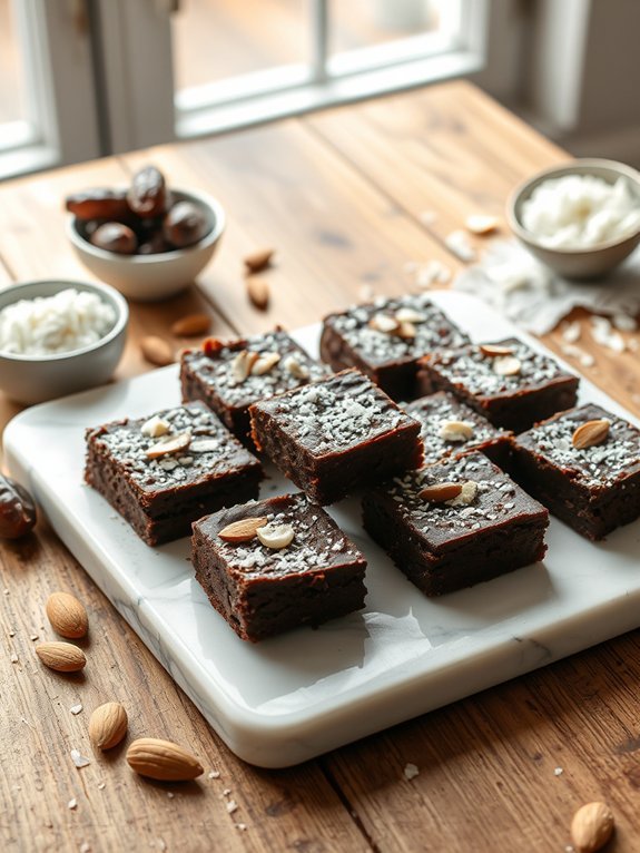 10 Easy No-Bake Brownie Recipes for Delicious Treats 5 almond coconut no bake brownies