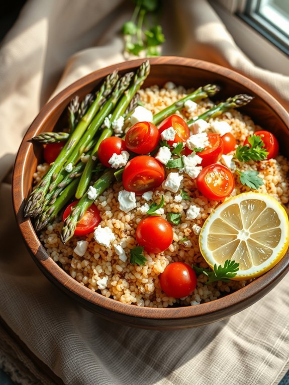 15 Fresh and Delicious Spring Salad Recipes Featuring Seasonal Ingredients 5 asparagus quinoa salad recipe