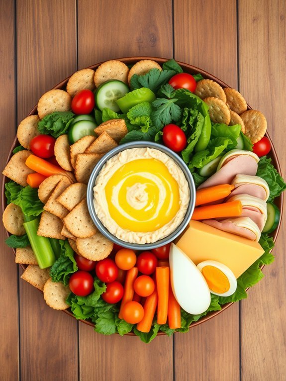 assorted snacks lunch platter