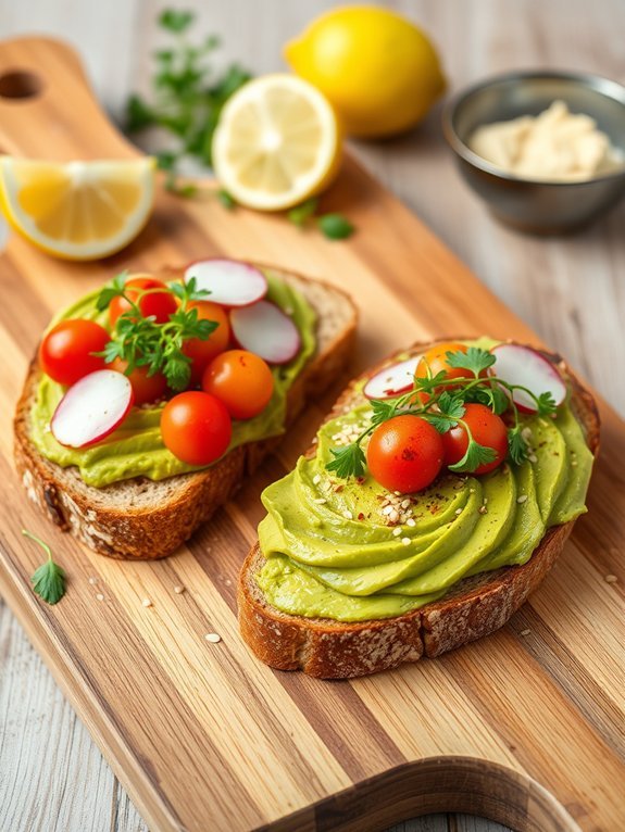10 Quick and Easy Vegan Snack Recipes for Busy Days 7 avocado toast gourmet toppings