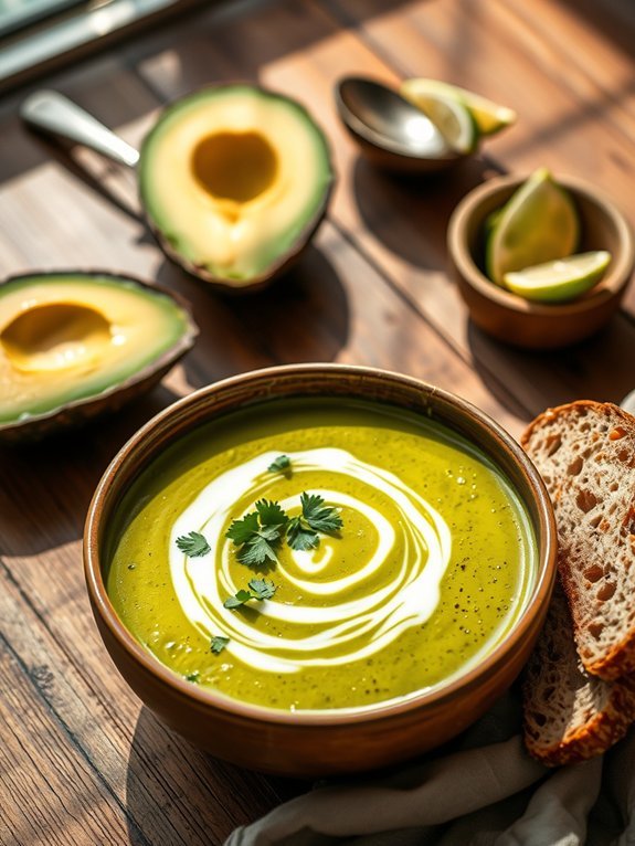 10 Easy One-Pot Vegan Soup Recipes You Can Make at Home 8 avocado white bean soup