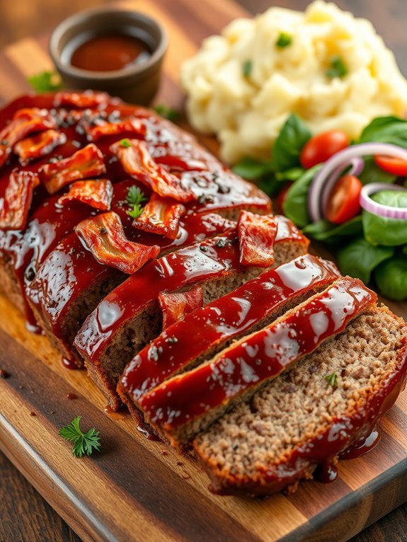 bacon infused bbq meatloaf recipe