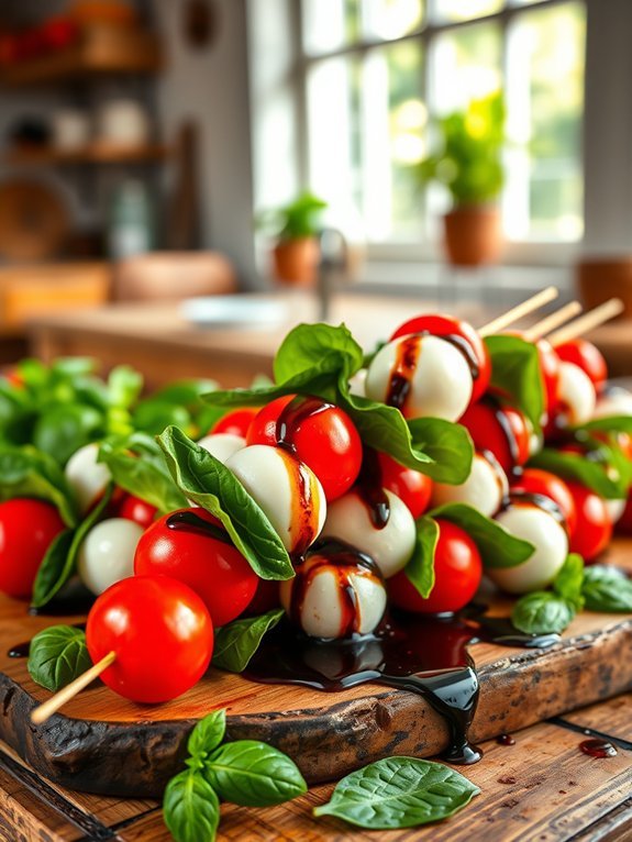 15 Irresistible Kabob Recipes Perfect for Your Next Party 14 balsamic caprese skewers recipe