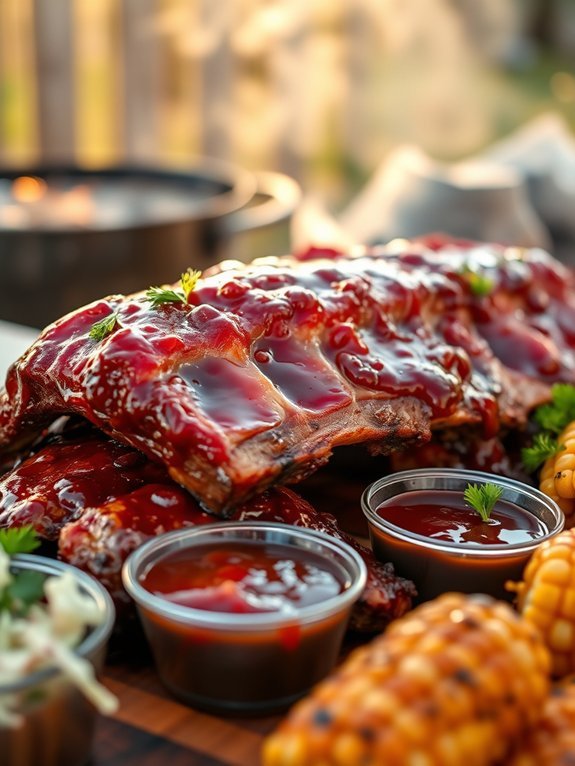 12 Delicious Fourth of July Recipes for Your Summer Celebration 3 bbq ribs with sauce