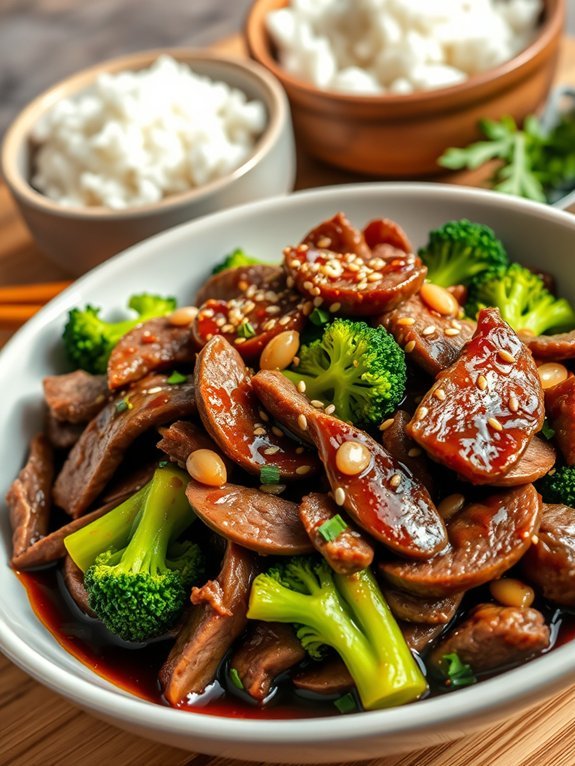beef and broccoli dish