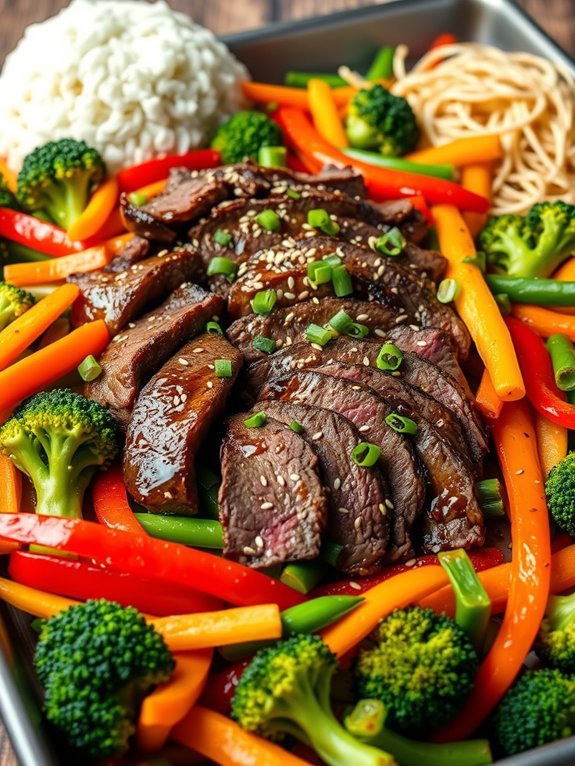 15 Quick and Easy Sheet Pan Recipes for Hassle-Free Meals 10 beef stir fry with vegetables