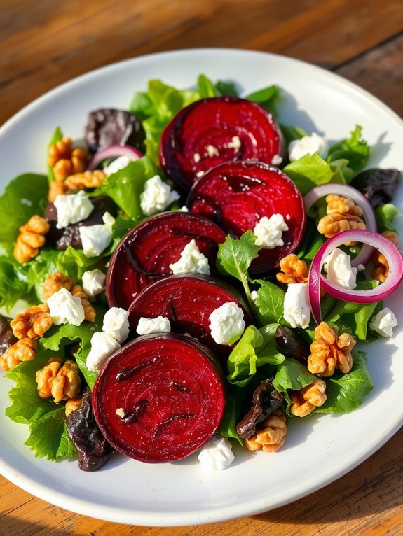 15 Fresh and Delicious Spring Salad Recipes Featuring Seasonal Ingredients 9 beetroot salad with goat cheese