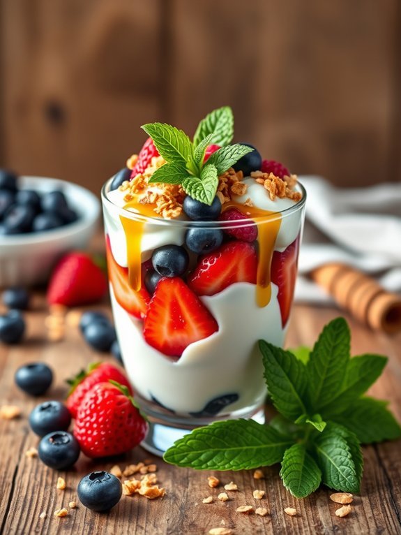 10 High-Protein Breakfast Ideas to Fuel Your Morning 2 berry granola yogurt delight