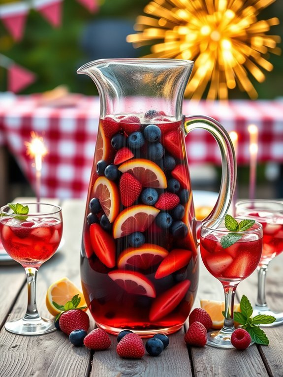 12 Delicious Fourth of July Recipes for Your Summer Celebration 13 berry infused festive drink
