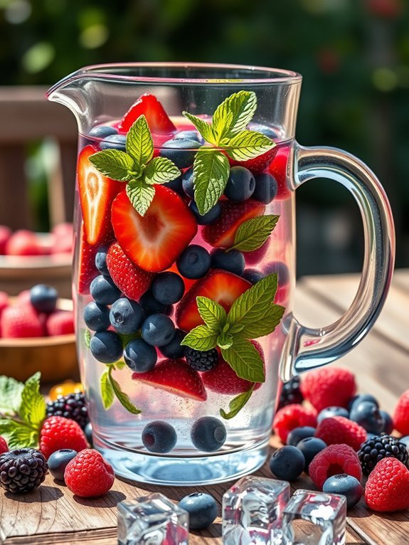 10 Delicious and Healthy Recipes Using Fresh Berries 10 berry infused refreshing drink