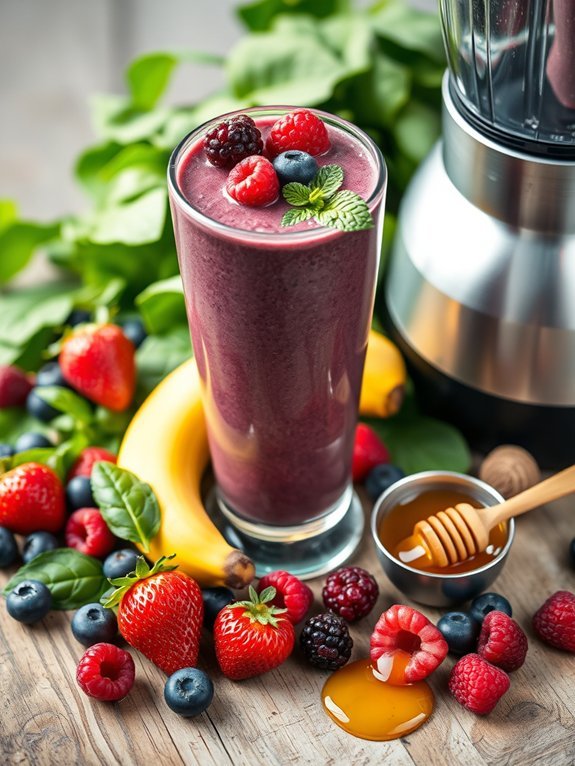 15 Healthy Low-Calorie Meals for Effective Weight Loss 16 berry spinach nutritious smoothie