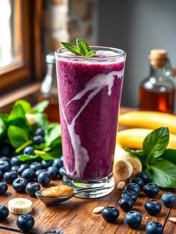 blueberry almond smoothie recipe