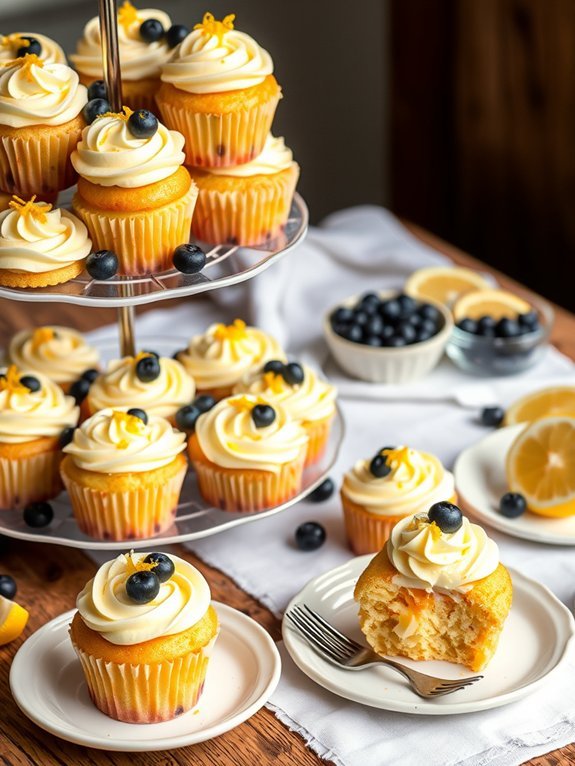 15 Delicious Cupcake Recipes Perfect for Every Occasion 5 blueberry lemon flavored cupcakes