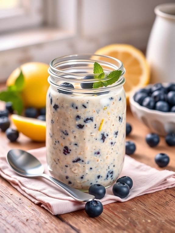 15 Delicious Overnight Oats Recipes for Easy Meal Prep 14 blueberry lemon overnight oats