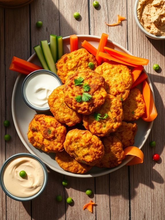 10 Delicious Kid-Friendly Vegetable Dishes Your Children Will Love 11 carrot pea fritters recipe