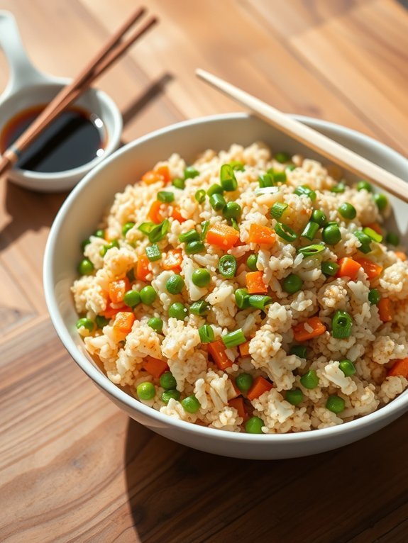 cauliflower based rice alternative