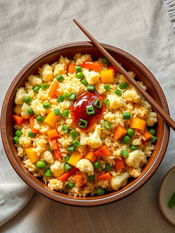 10 Delicious and Flavorful Low-Carb Dinner Recipes You'll Love 4 cauliflower fried rice stir fry