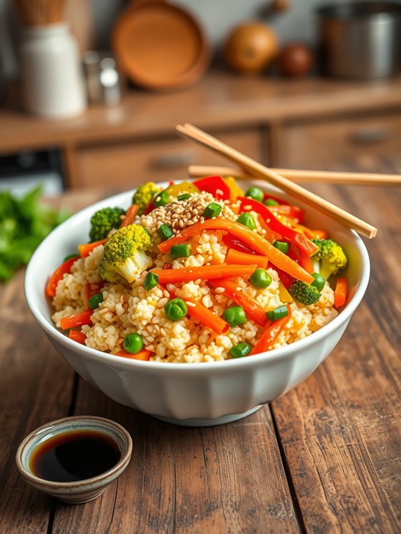 10 Delicious Diabetic-Friendly Recipes for Healthy Eating 6 cauliflower rice vegetable stir fry