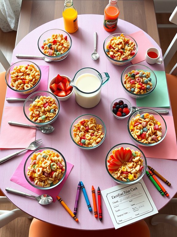 cereal tasting competition event