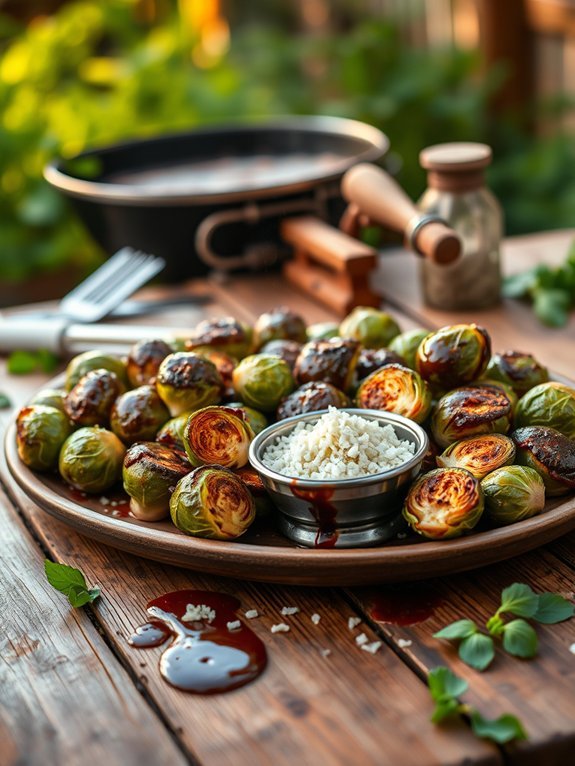 15 Delectable Grilled Side Dishes to Enhance Your BBQ Experience 7 charred brussels sprouts glaze