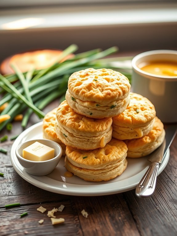 15 Easy Homemade Biscuit Recipes for Delicious Treats 3 cheddar and chive biscuits