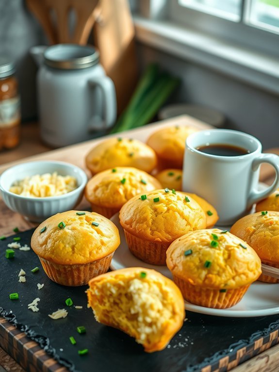 12 Delicious and Unique Muffin Recipes to Try for Baking Enthusiasts 7 cheddar and chive muffins