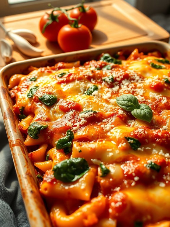 12 Budget-Friendly Family Meals You Can Easily Prepare 7 cheesy pasta with spinach