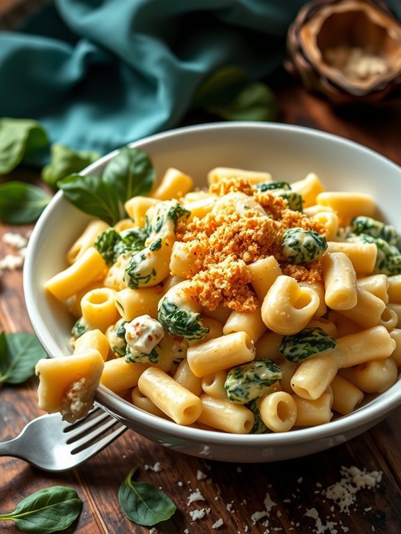 10 Irresistible Mac and Cheese Recipes You Must Try 10 cheesy spinach artichoke pasta