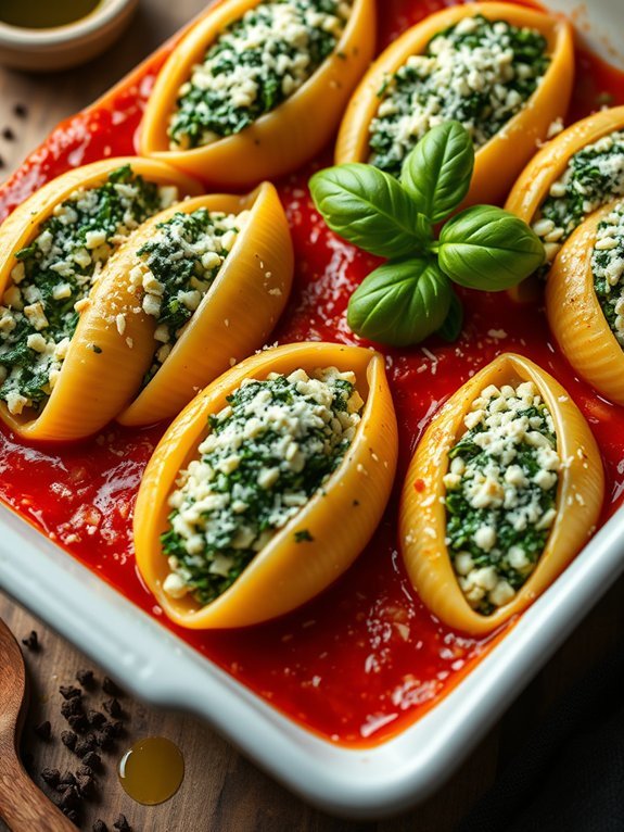 10 Delicious Kid-Friendly Vegetable Dishes Your Children Will Love 6 cheesy spinach filled pasta shells