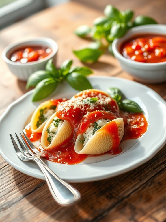 12 Easy and Delicious Freezer Meal Recipes to Save You Time 9 cheesy spinach filled pasta shells
