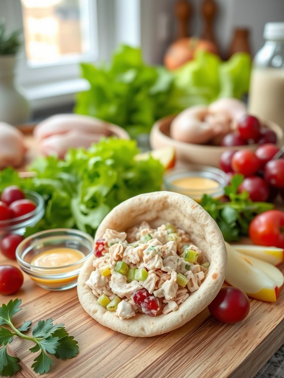 12 Easy and Nutritious School Lunch Ideas for Kids 5 chicken salad mini pockets