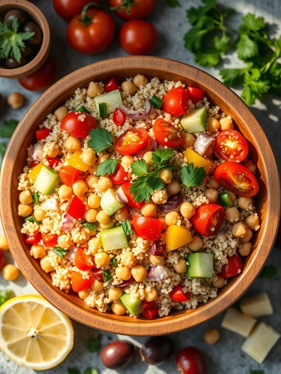 10 Affordable High-Protein Meals to Fuel Your Budget-Friendly Diet 2 chickpea quinoa salad recipe