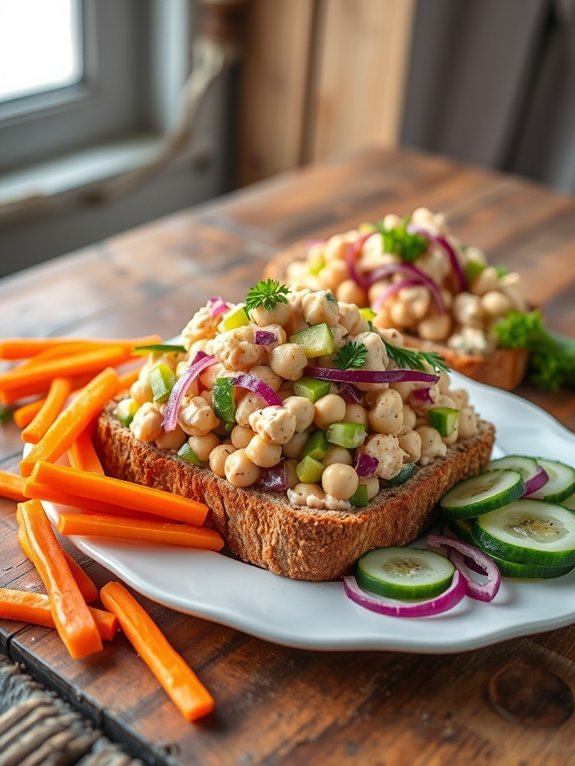 Quick and Easy Vegan Meals: 10 Delicious Recipes Ready in 30 Minutes 2 chickpea salad sandwich recipe