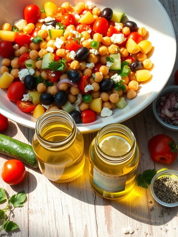10 Delicious and Refreshing Summer Salad Recipes for a Healthy Season 7 chickpea salad with mediterranean flavors
