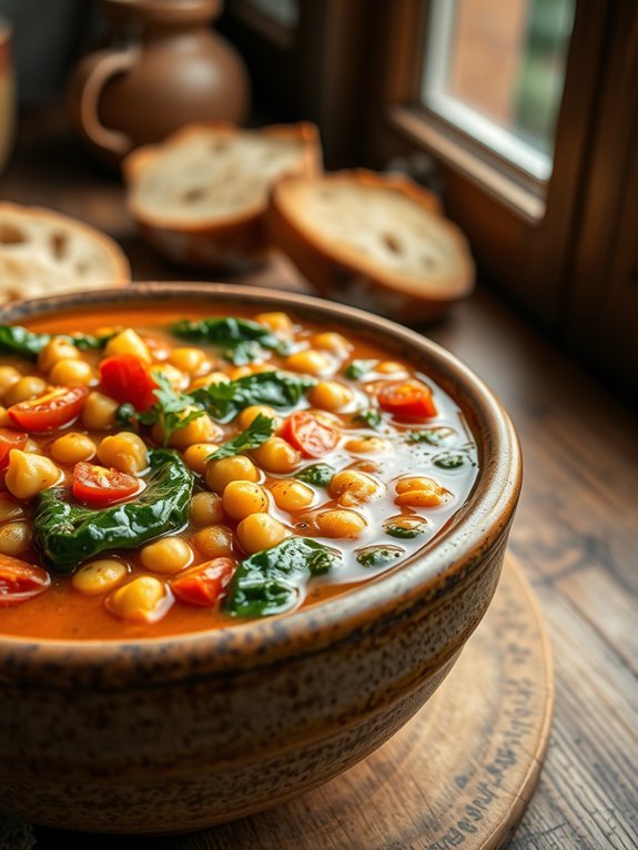 15 Delicious Dairy-Free Recipes for Lactose Intolerance Relief 13 chickpea spinach hearty stew