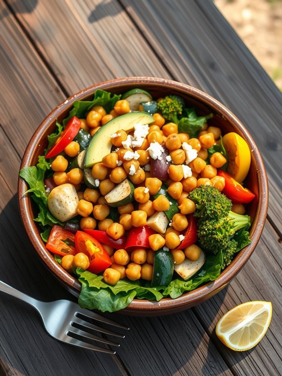 chickpeas and vegetable dish