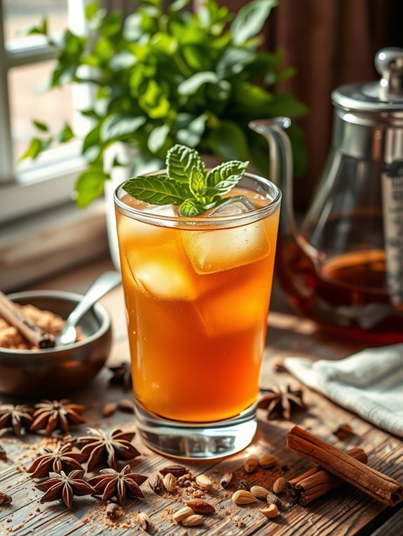12 Delicious Iced Tea Recipes to Keep You Cool and Refreshed 9 chilled spiced tea beverage