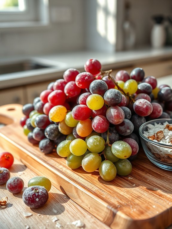 chilled sweet bite sized fruit