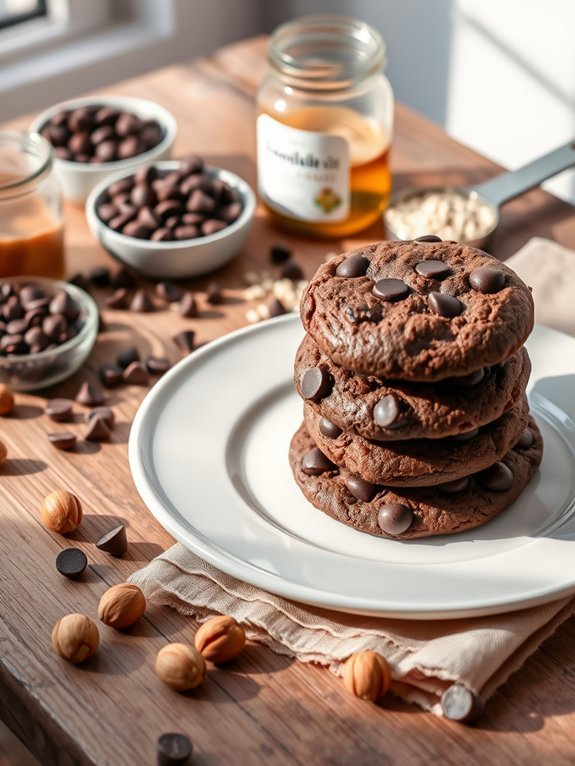 10 Guilt-Free Healthy Cookie Recipes You'll Love 10 chocolate cookies with hazelnut flour