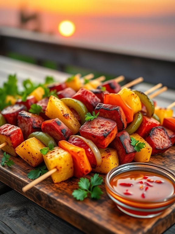 15 Irresistible Kabob Recipes Perfect for Your Next Party 12 chorizo kebabs with flavor
