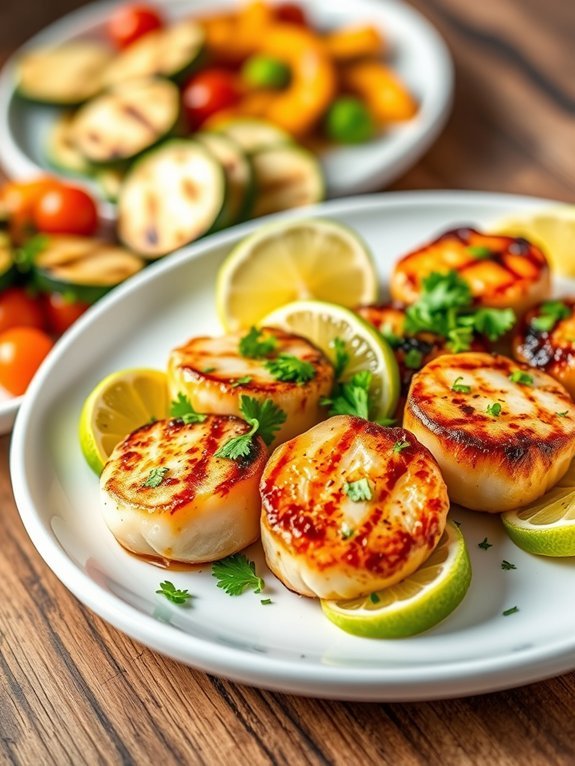 12 Delicious Grilled Seafood Recipes You Need to Try 7 cilantro lime grilled scallops