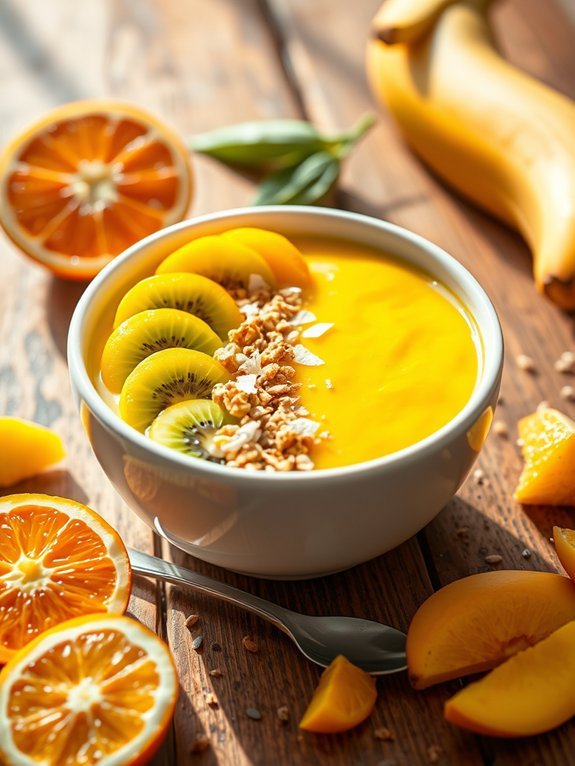 15 Delicious Smoothie Bowl Recipes for a Healthy Boost 7 citrusy smoothie bowl delight
