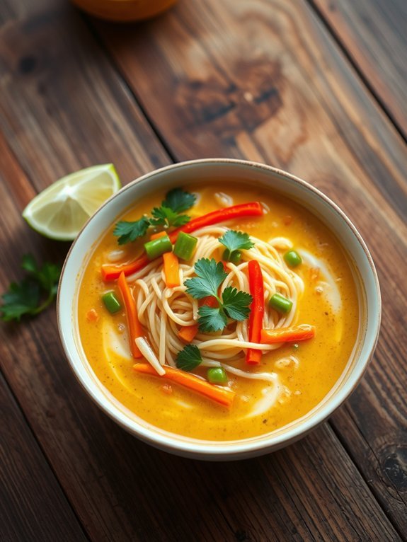 15 Exciting Instant Noodle Recipes to Elevate Your Meals 7 coconut curry noodle bowl