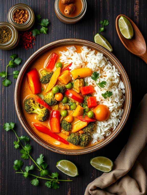 coconut curry with vegetables