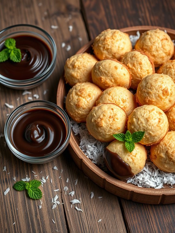 coconut dessert with sweetness