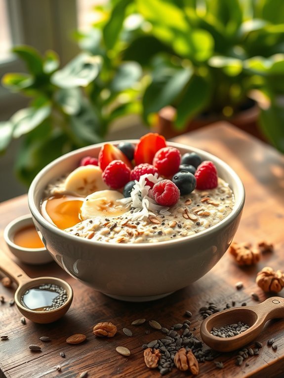 20 Quick and Easy Oatmeal Recipes for a Healthy Breakfast 8 coconut infused chia oatmeal recipe