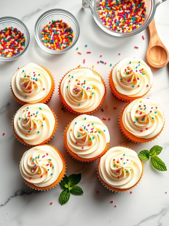 12 Delicious Cupcake Frosting Recipes for Every Occasion 13 colorful cake topping recipe