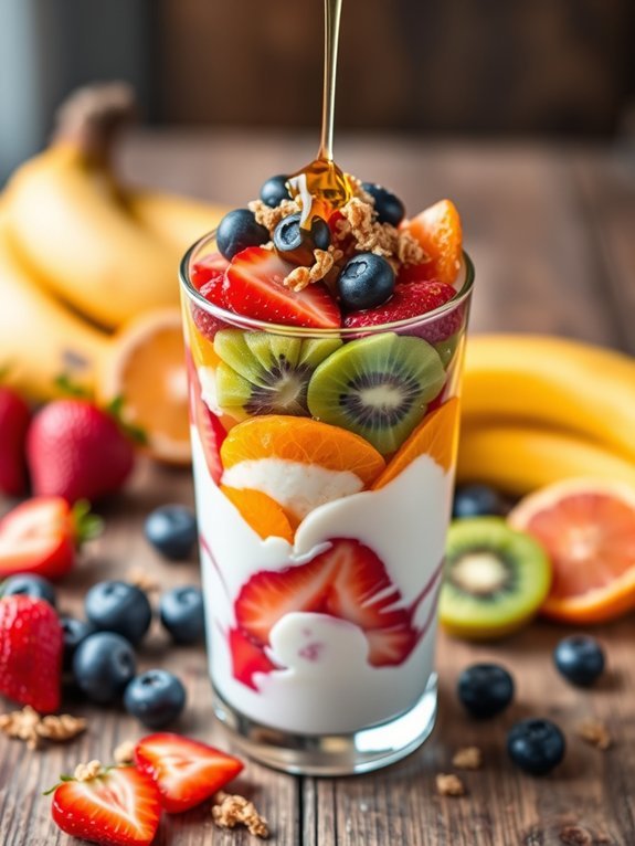 10 Delicious and Fun Breakfast Ideas for Kids That They'll Love 2 colorful layered fruit dessert